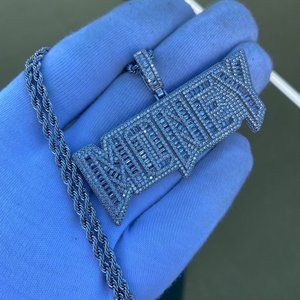 2021 Luxury New Iced Out Bling Letters Money Pendant